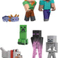 Minecraft Set of 7 Action Figures, World Builder Pack, Starter Collection of Characters in 3.25-inch Scale, Includes Steve, Ari, Enderman & More