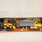 1:43 Scale International Lonestar Dump Truck W/ Wheel Loader
