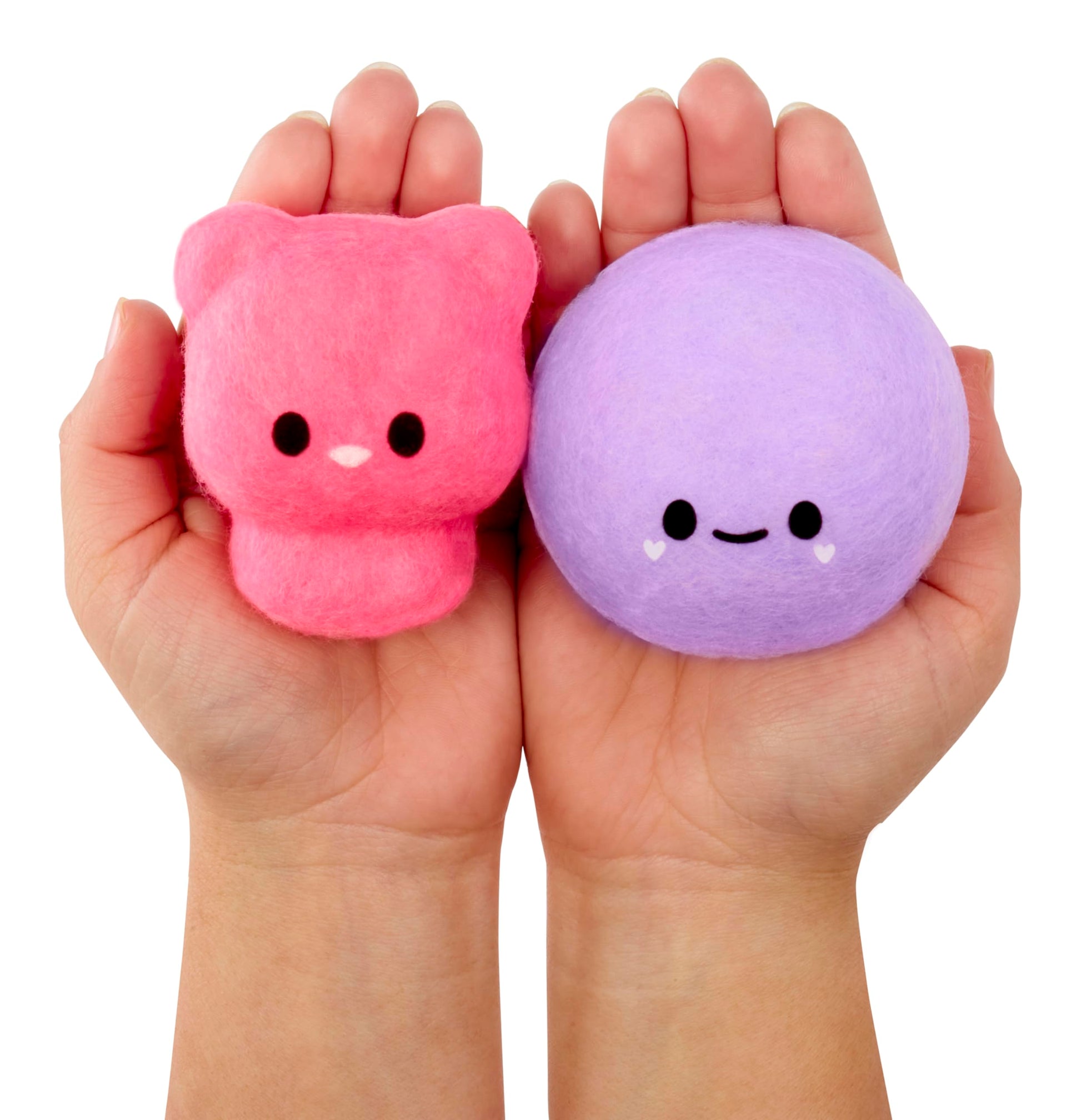 Fluffie Stuffiez Round Candy and Gummy Bear Minis Collectible Feature - Surprise Reveal Unboxing Soft and Squishable Tactile Play Fidget DIY