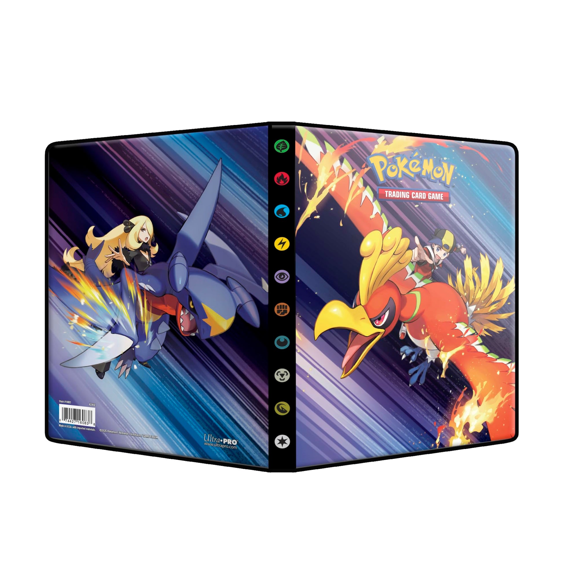 Ultra PRO - Scarlet & Violet: Destined Rivals 4-Pocket Portfolio for Pokémon | Card Portfolio Album that Holds 80+ Cards & Oversized Card Storage