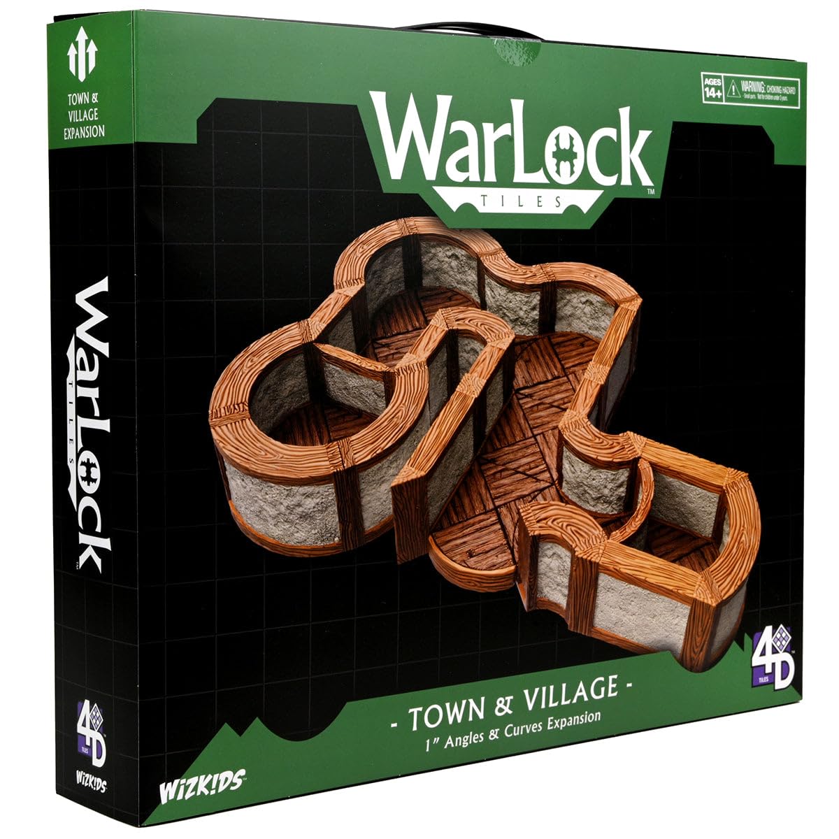 Warlock Tiles: Expansion Pack - 1 in. Town & Village Angles & Curves | WizKids