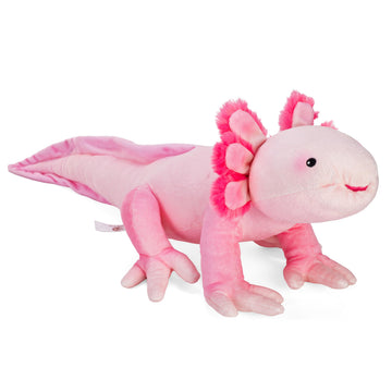 Wild Republic Cuddlekins Eco Axolotl, Stuffed Animal, 12 Inches, Plush Toy, Eco-Friendly