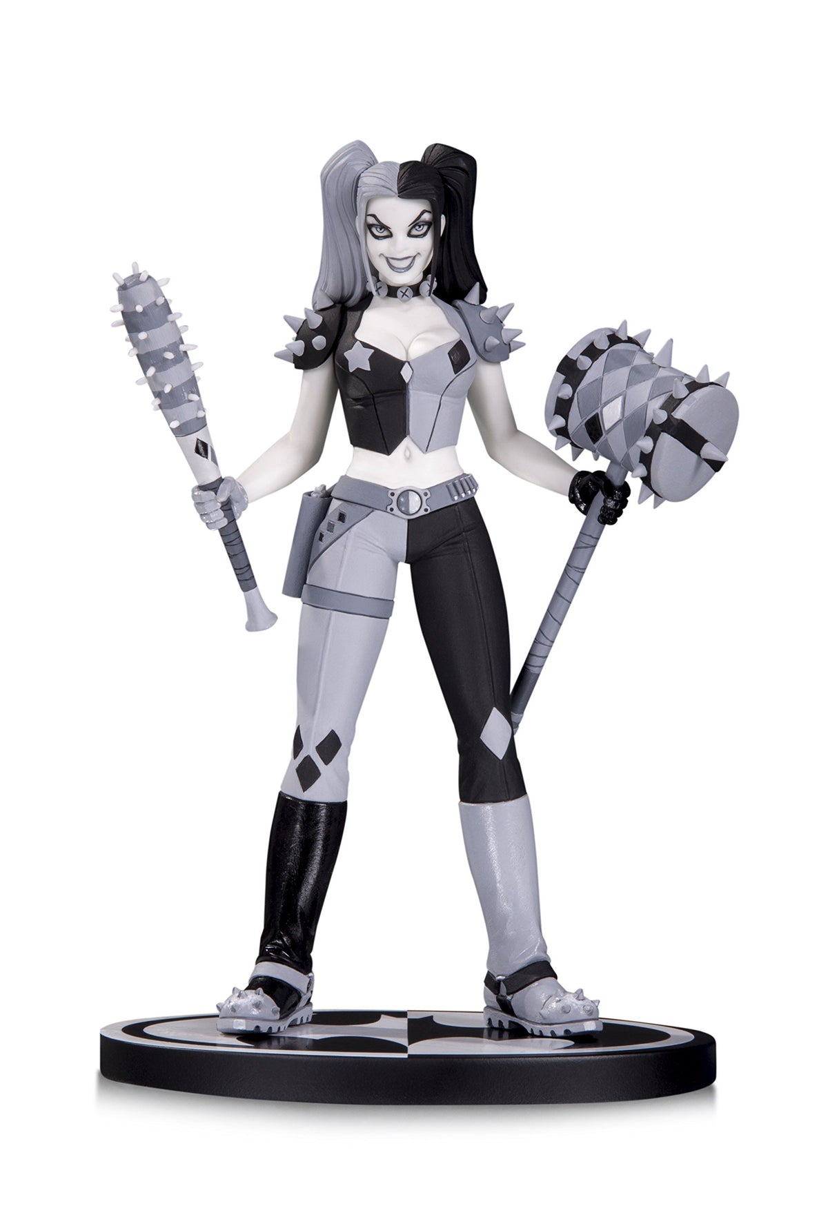 DC Collectibles Batman Harley Quinn by Amanda Conner Statue, Black/White