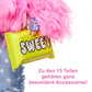 Barbie Extra Doll & Accessories with Pink-Streaked Blonde Crimped Hair in Fluffy Pink Coat with Pet Unicorn-Pig