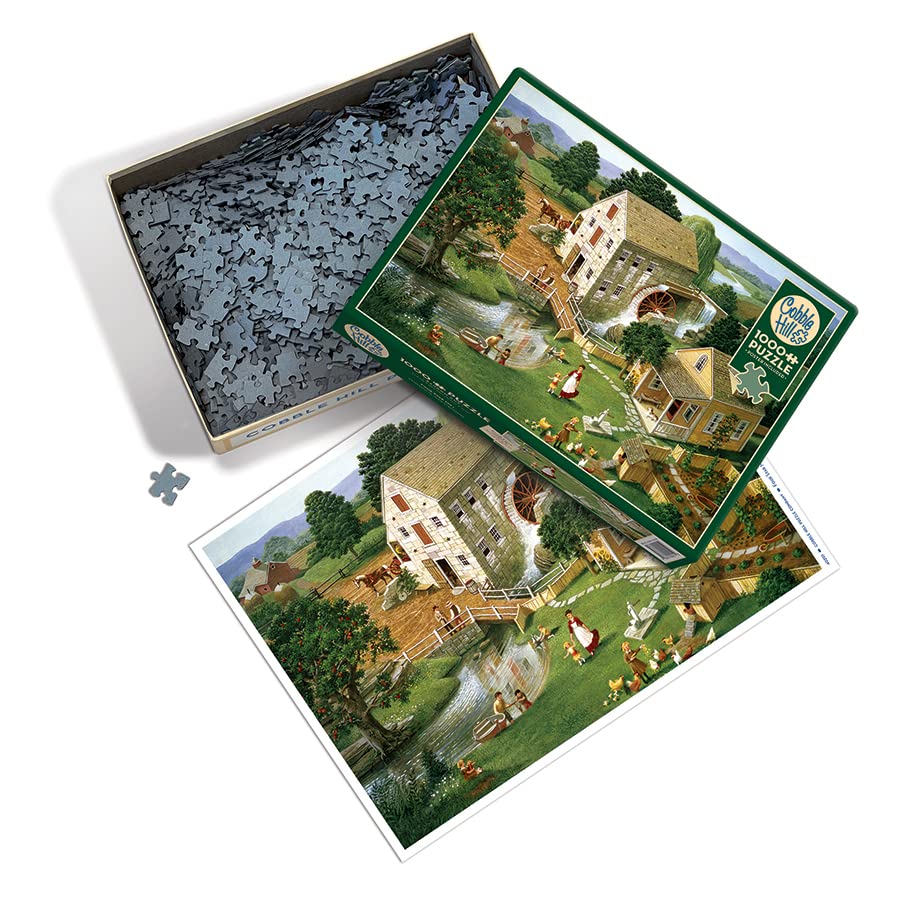 Cobble Hill 1000 Piece Puzzle - Four Star Mill - Sample Poster Included