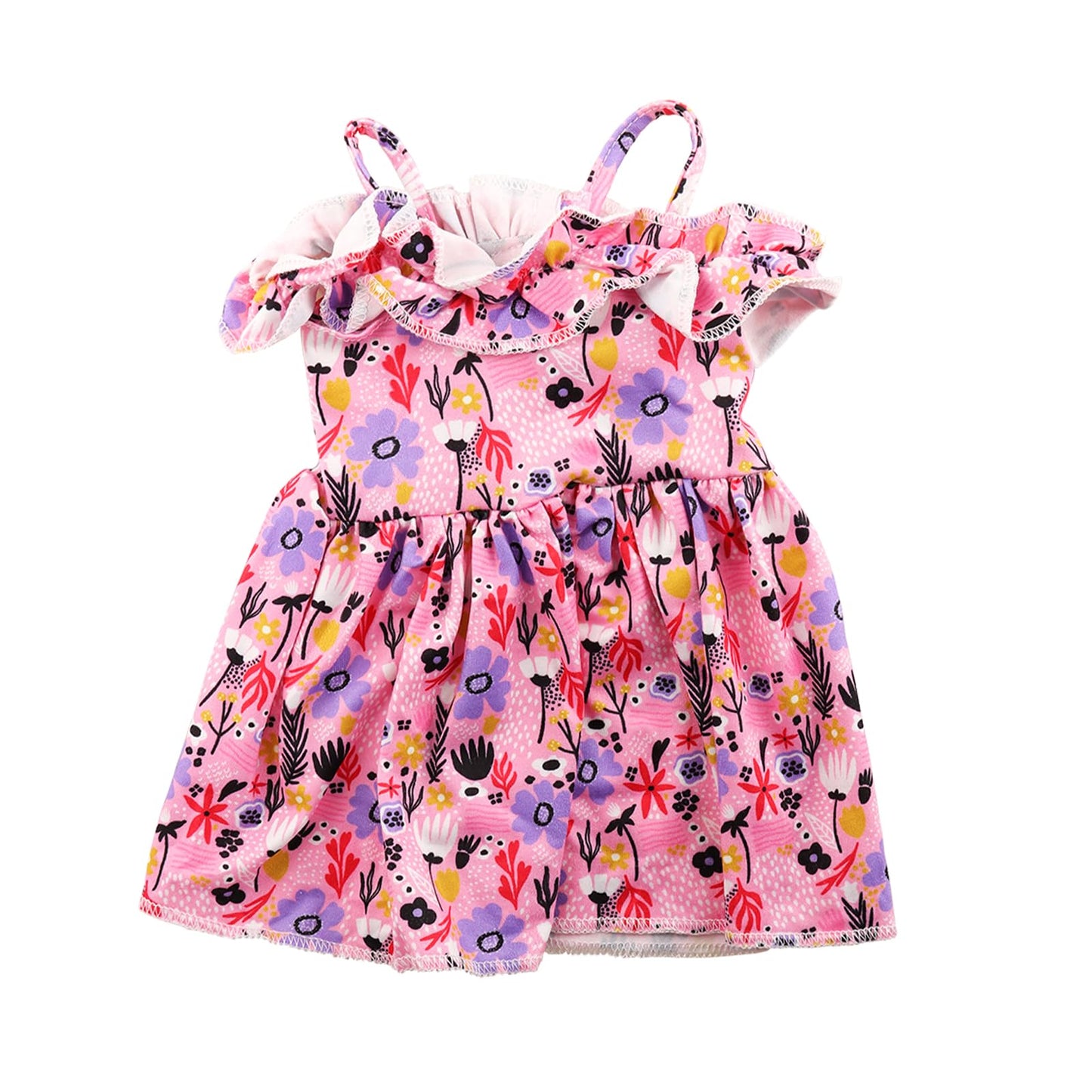 BARWA 18 inch Doll Clothes and Accessories 5 Sets Clothes Dress Outfits with 2 Pairs Shoes for 18 Inch Dolls