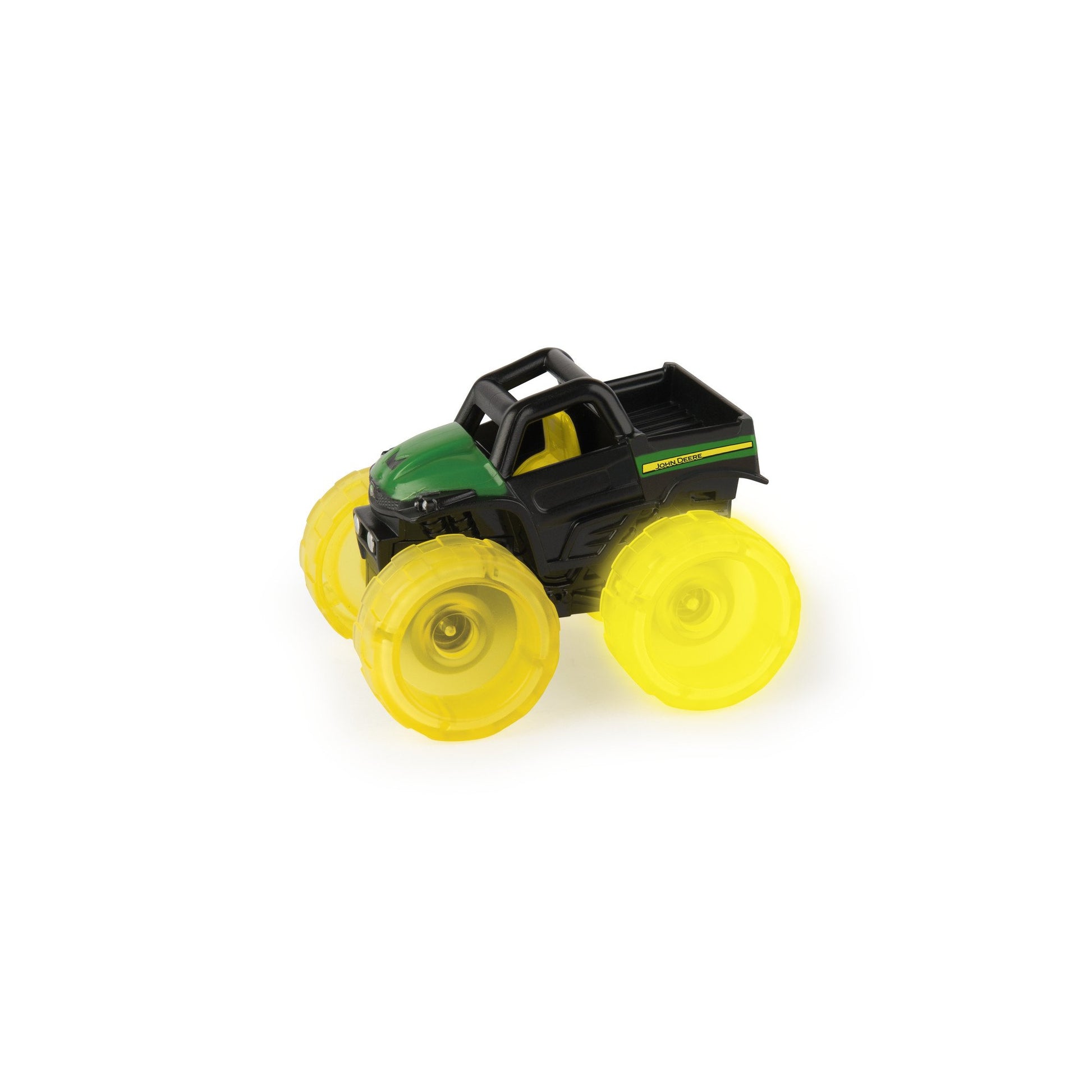 TOMY Monster Treads Lightning Wheels - Includes 1 John Deere Miniature Monster Truck Toy - Gator or Tractor Toy (Vehicle May Vary) - John Deere Toys