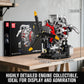 Mould King 10211 Aircraft Engine Model that Works, 1147PCS Transmission Engine Battery/Motor Building Sets, STEM Toy Gift for 14+ Teens & Adults, V8