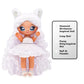 Na Na Na Surprise Sweetest Gems April Sparkles 7.5" Fashion Doll Diamond Birthstone Inspired with White Hair, Ruffle Satin Dress & Brush, Poseable