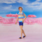 Barbie The Movie Allan Collectible Doll, Michael Cera as Allan with 2 Removable Movie Fashions, Pink Jumpsuit Outfit & Blue Striped Beach Set with
