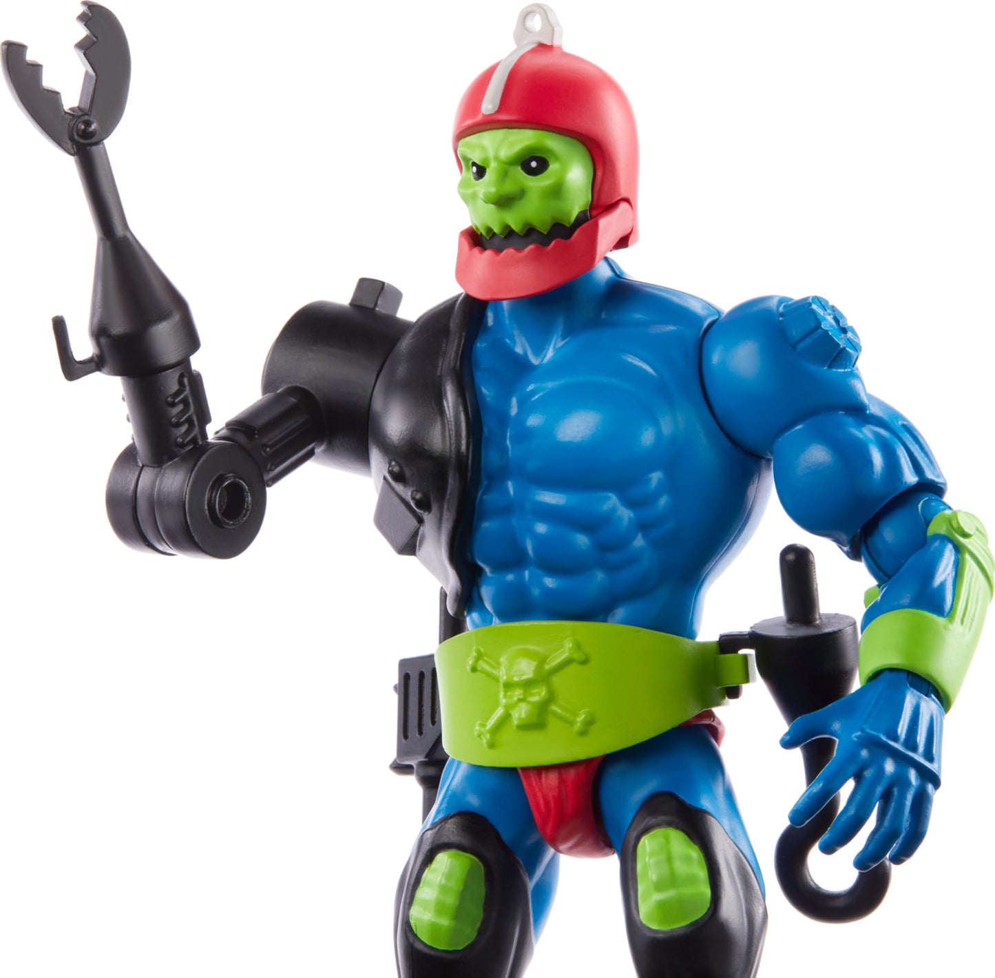 Masters of The Universe Origins Action Figure Trap Jaw Collectible, 5.5 Inch Motu Popular Villain Toy with 16 Posable Joints & Accessories
