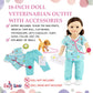 Emily Rose 18 Inch Doll Clothes 10-PC Doctor Vet Nurse Scrubs & Accessories 18" Doll Gift Playset, Including Stethoscope, Puppy, Collar and Leash