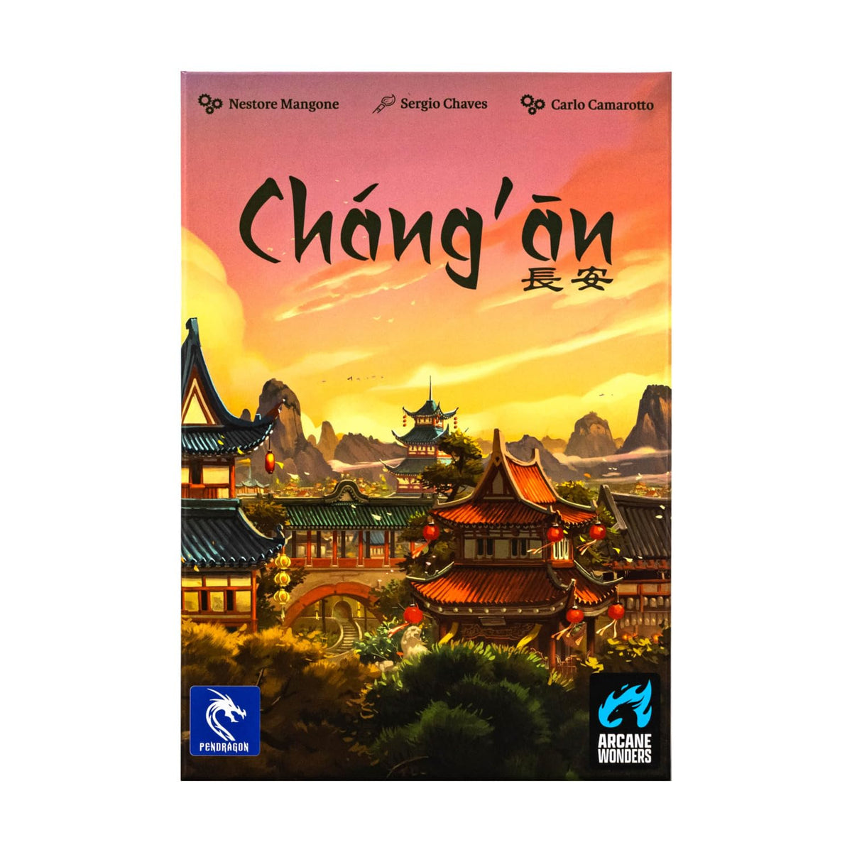 Arcane Wonders Chang’an Board Game, Ages 14+, 1-4 Players
