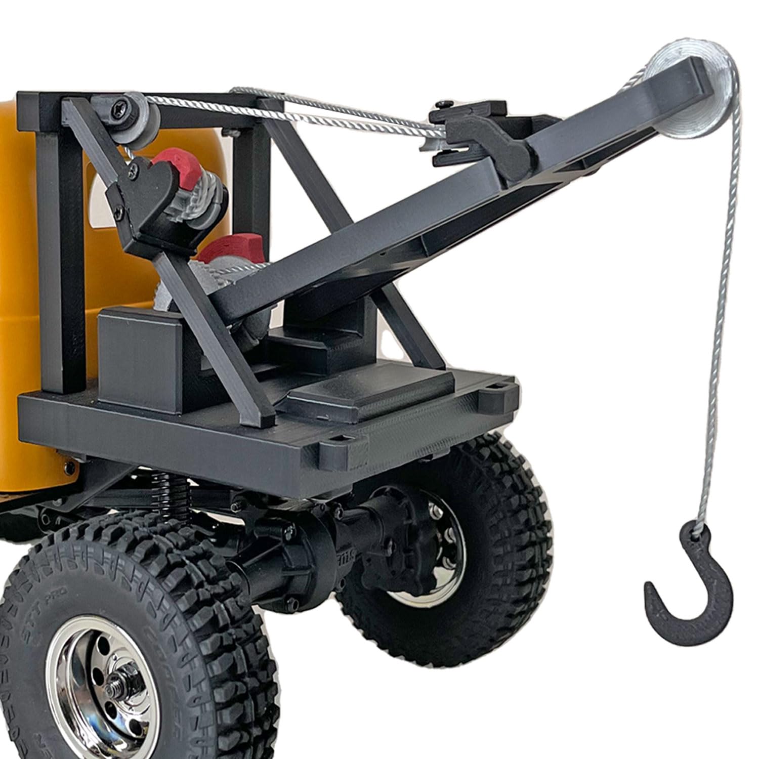 Wrecker Upgrade Parts for FCX24 Power Wagon RC Crawler Truck Bed?NO Truck Included?- Black