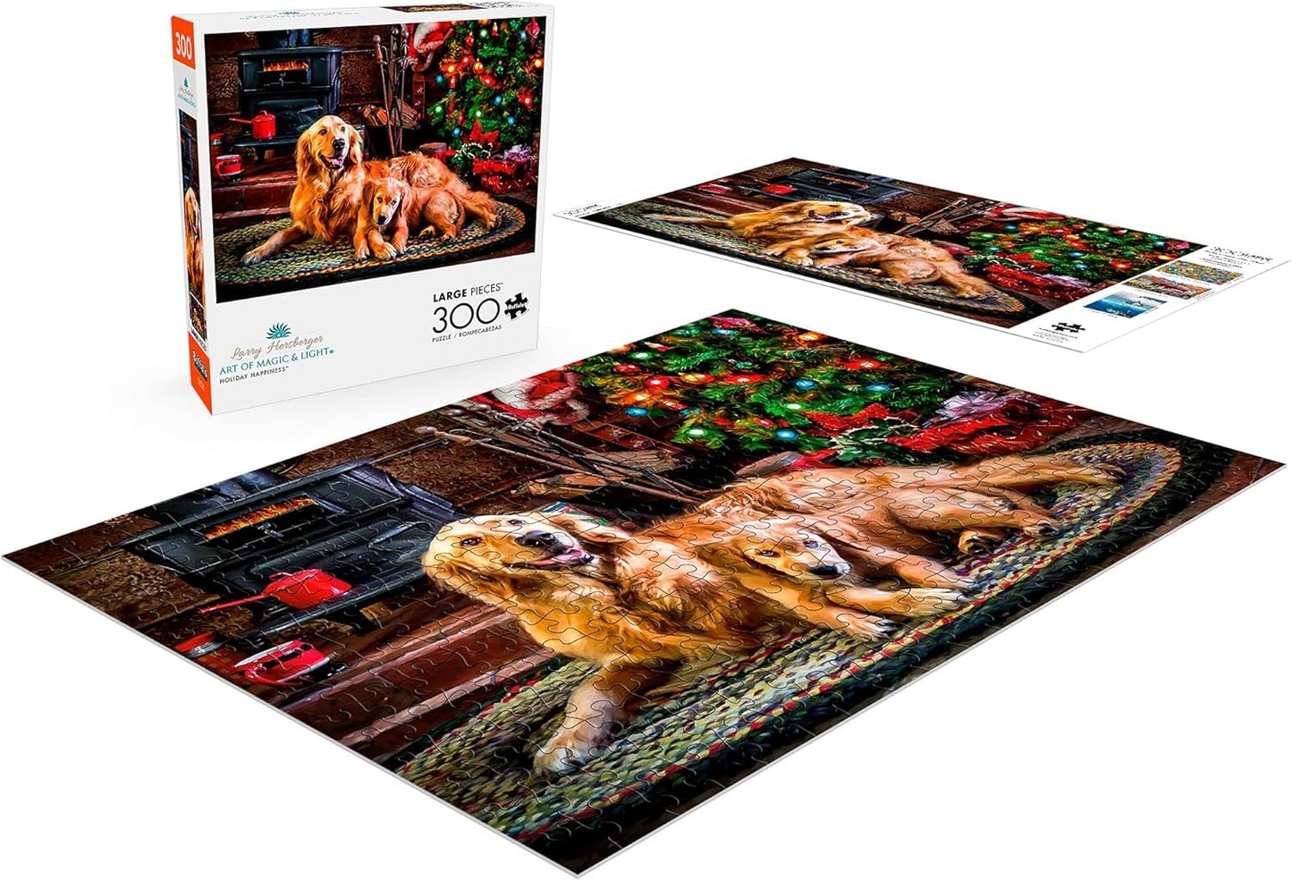 Buffalo Games - Dogs Under the Tree - 300 Large Piece Puzzle for Adults