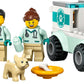 LEGO City Vet Van Rescue 60382, Toy Animal Ambulance, Learning Toy Playset for Kids 4 Plus Years Old with 2 Veterinary Minifigures, Dog & Cat Figures