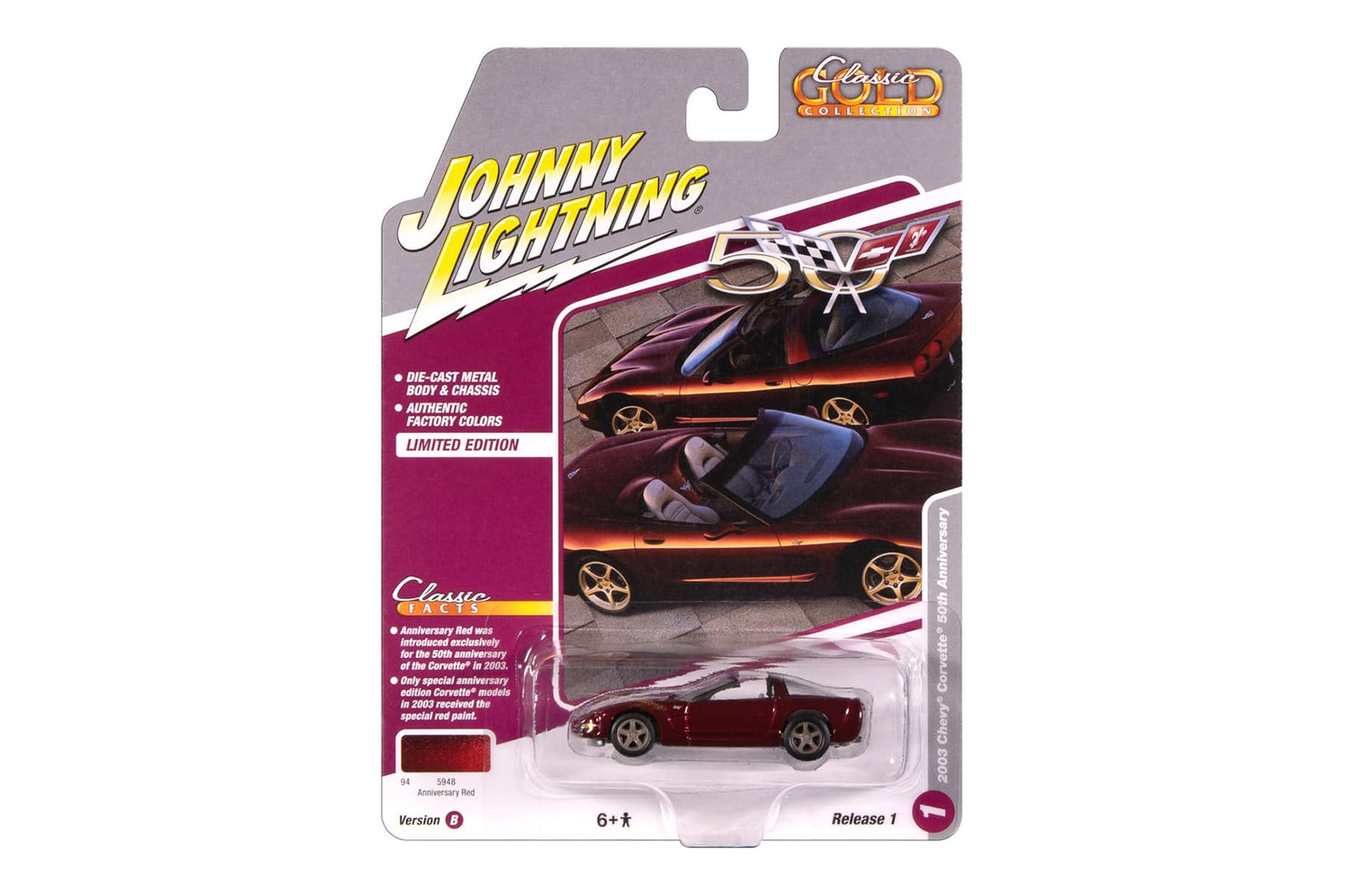 PRESALE - 2003 CHEVROLET CORVETTE 50TH ANNIVERSARY (RED)