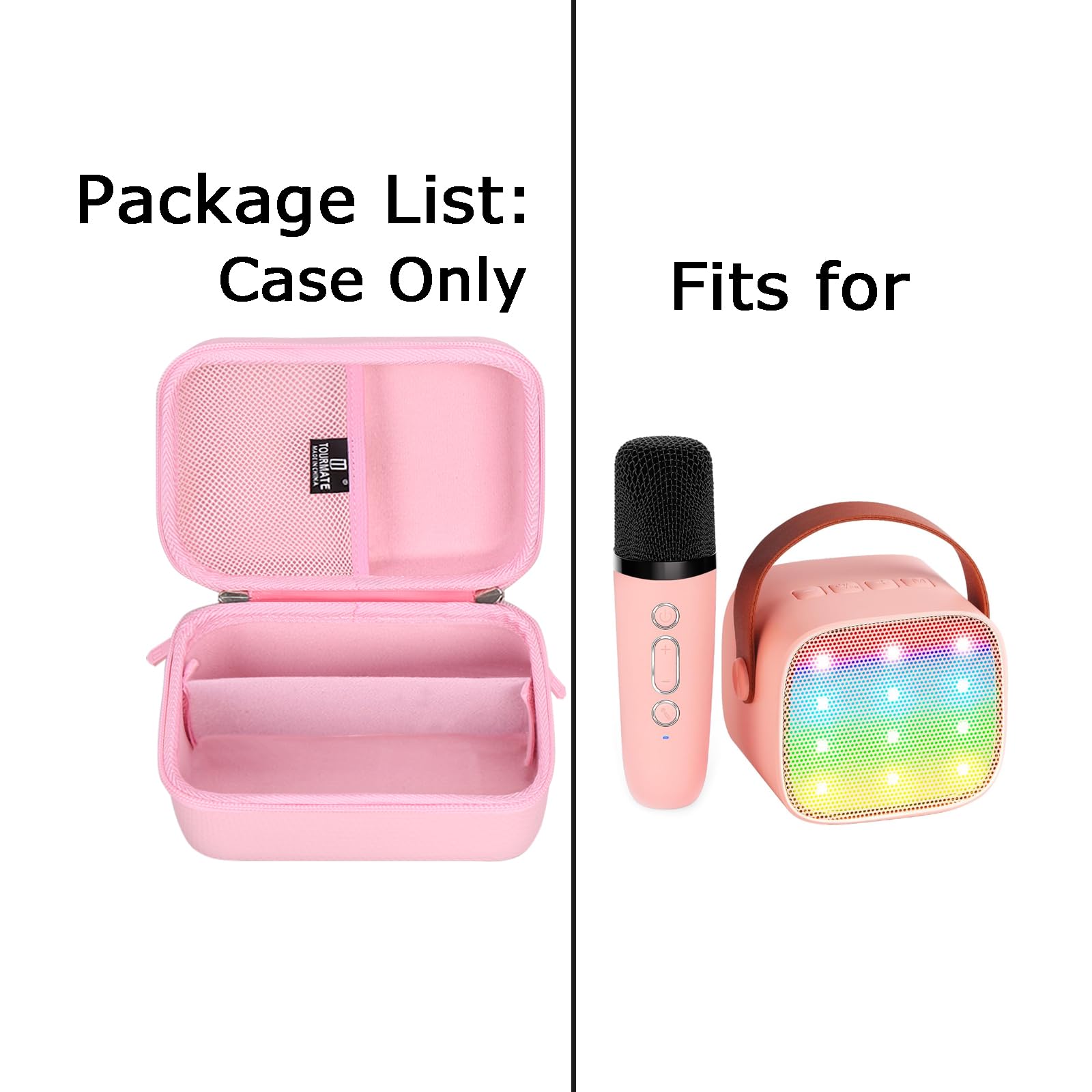 Tourmate Hard Storage Case for YLL Kids/Webspidee/SECULEAD/TAEMVV/NOTOKA/Jeefu Karaoke Machine,Oxford Travel Case for Portable Bluetooth Speaker (Only