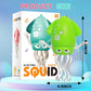 DYALE Dancing Squid Baby Toy, Dancing Music Squid Baby Toys for Ages 3 and Up for Kids,Light Green