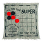 YH Poker 3 in 1 Giant Checkers Set and Tic Tac Toe Game with Reversible Rug - Indoor and Outdoor Board Game for Family, Great for Camping, Backyard