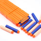OIMIO Bullet Clips, 4 Pack 12-Darts Quick Reload Clips Magazine Clips for Nerf n-Strike Elite Blaster(Orange)