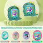 BEARDDO Silicone Case Compatible with Tamagotchi Uni Case, Cute Cartoon Green Dinosaur Virtual Pet Game Machine Protector Cover for Tamagotchi Uni