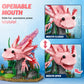 Axolotl Building Set, 998 PCS Axolotl Set for Adults & Teens 14+, Compatible with LEGO Animals Collection, Movable Salamander Model Kit with Display