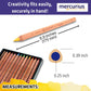 Mercurius AMS Color Giant Pencils, Set of 12 in Tin Case