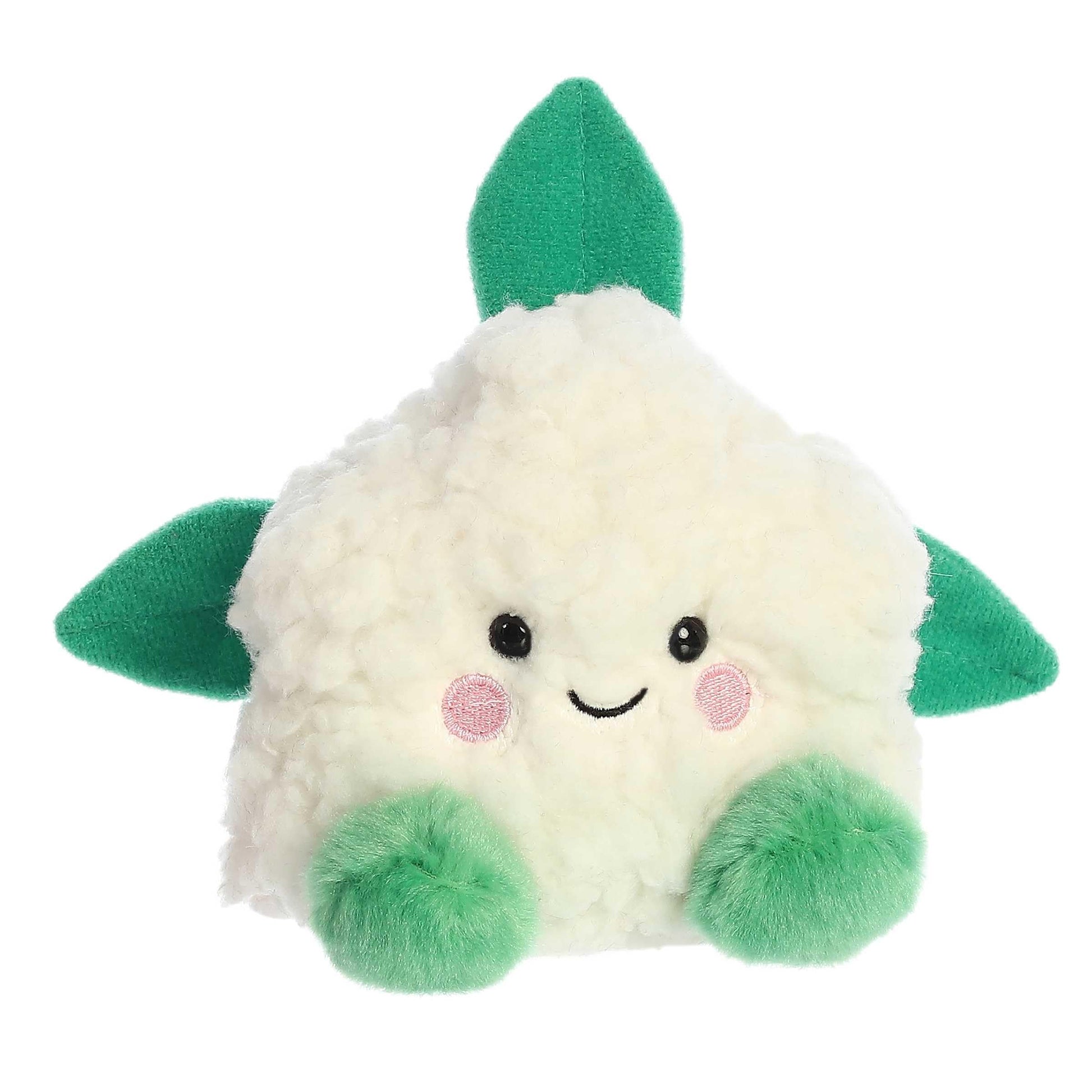 Aurora® Adorable Palm Pals™ Kelly Cauliflower™ Stuffed Animal - Pocket-Sized Play - Collectable Fun - Green 5 Inches