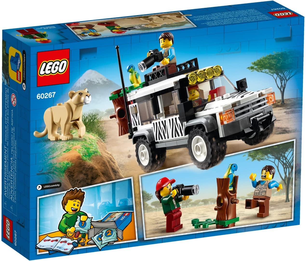 LEGO City Safari Off-Roader 60267 Off-Road Toy, Cool Toy for Kids (168 Pieces)