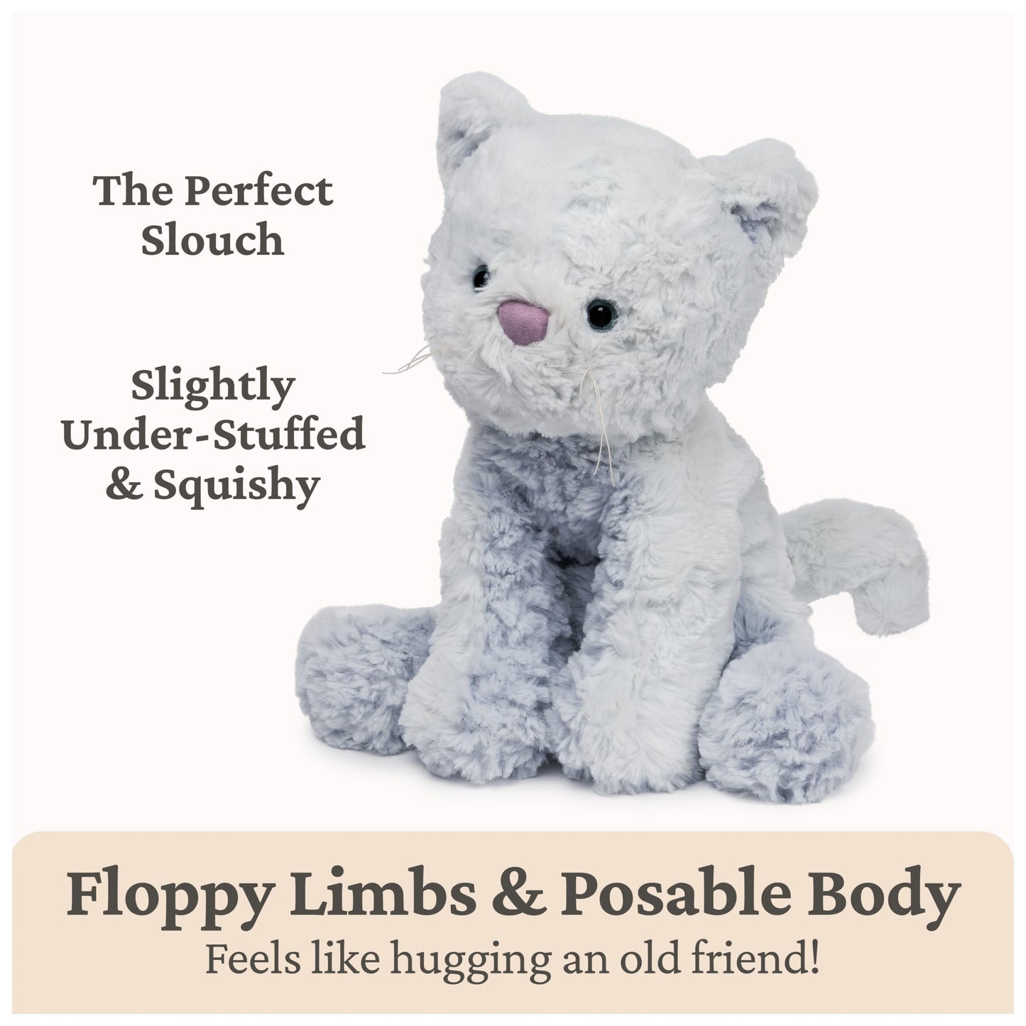 GUND Cozys Collection Kitten Stuffed Animal 10-Inch Plush Toy, Ages 0+