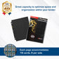 BCW Double-Sided 9-Pocket Pages Holder - 50 Black Pages | Trading Card Binder Sheets | Secure Side Loading | Ideal Card Storage and Display Solution