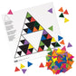 Roylco Fractal Mosaics for Kids - Hands-On Math & Art Pattern Building Set for Early STEM/STEAM Learning, Fractal Exploration & Creative Design