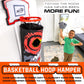 Franklin Sports NERF 3-in-1 Laundry Layup Basketball Hoop Hamper