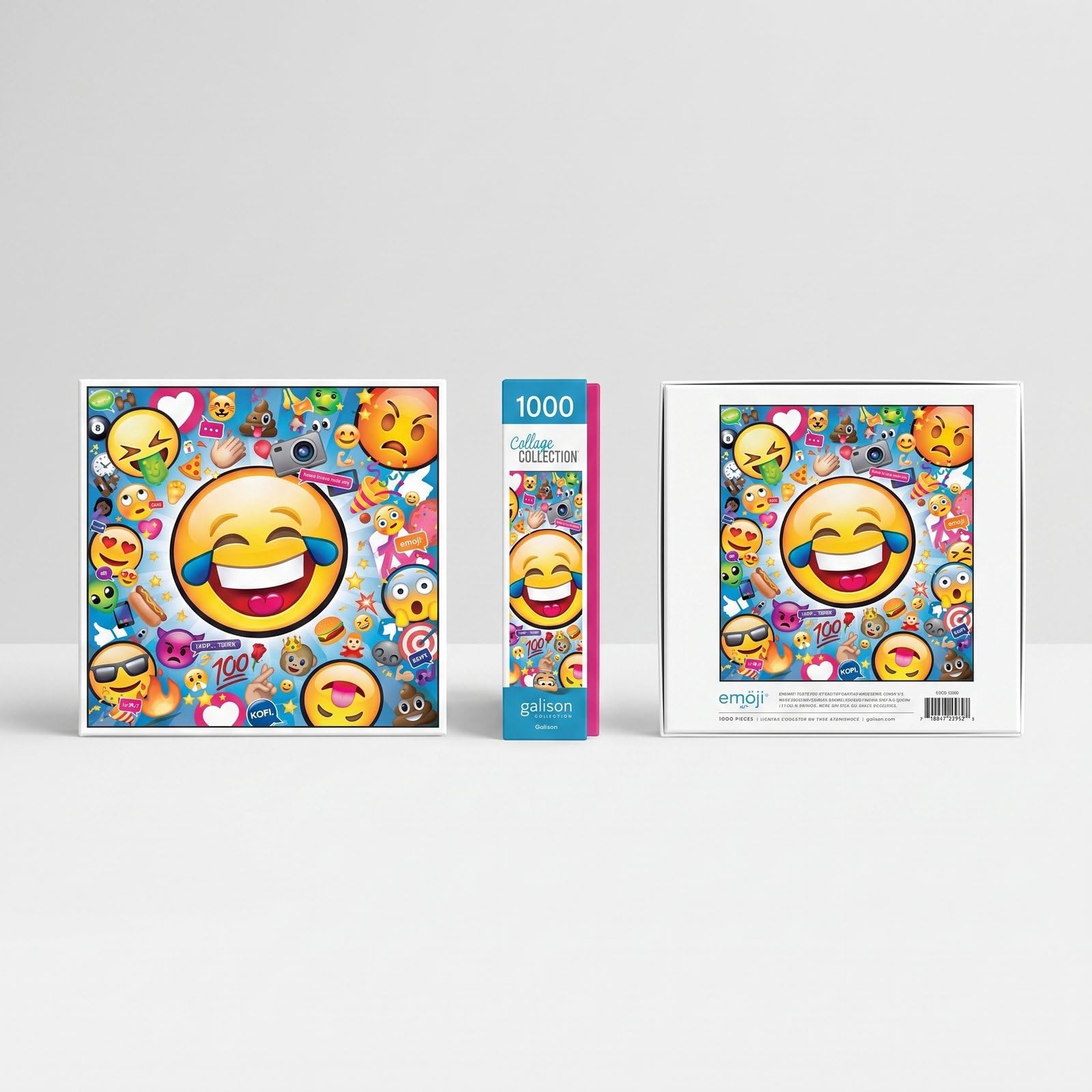 Buffalo Games - Buffalo Games - Emojis - 1000 Piece Jigsaw Puzzle for Adults Challenging Puzzle Perfect for Game Nights - Finished Puzzle Size is