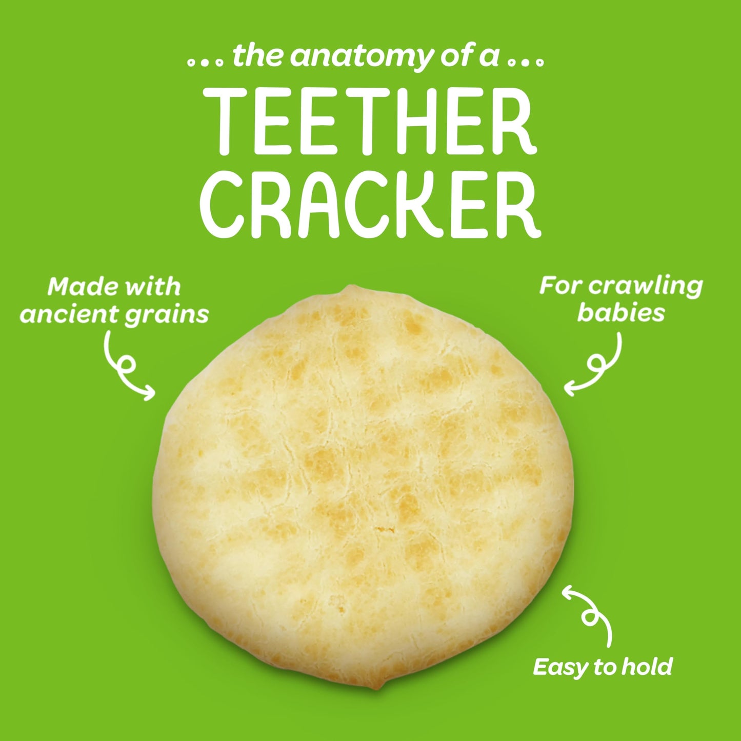 Happy Baby Organics Organic Teether Crackers Gluten Free Mango & Pumpkin with Amaranth 12-0.14 oz Packs