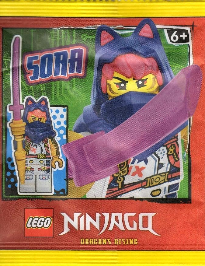 LEGO Ninjago: Sora Minifigure with Pink Blade - Elemental Master of Technology