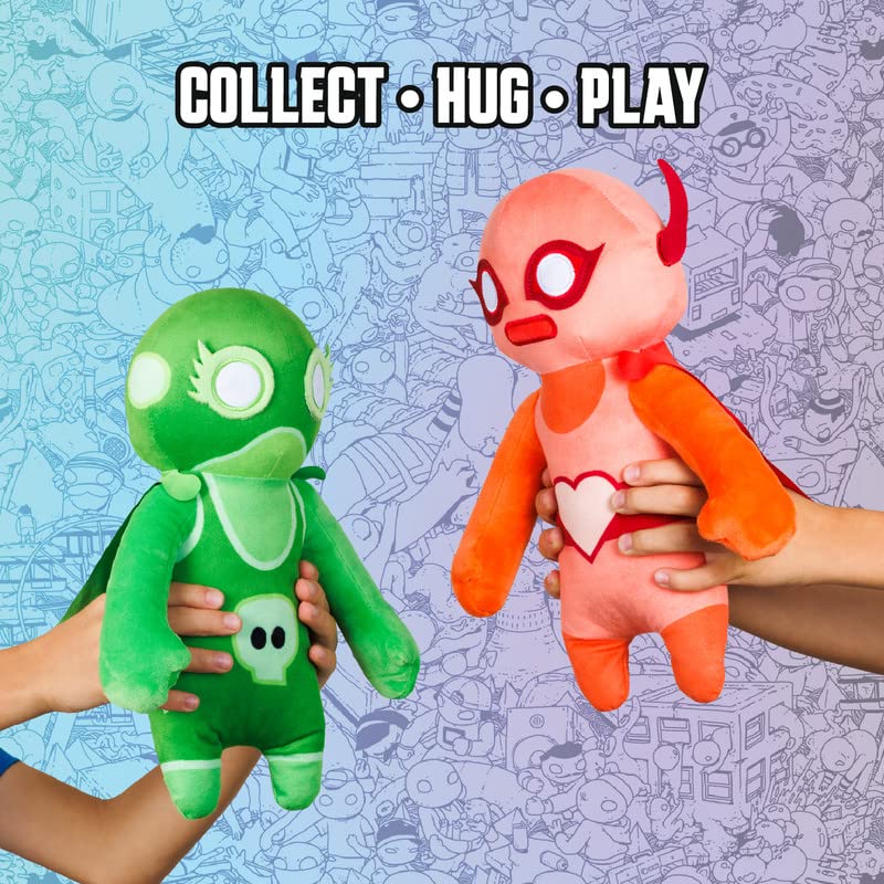 Gang Beasts Red Wrestler Plush 12" Video Game Character Doll Figure