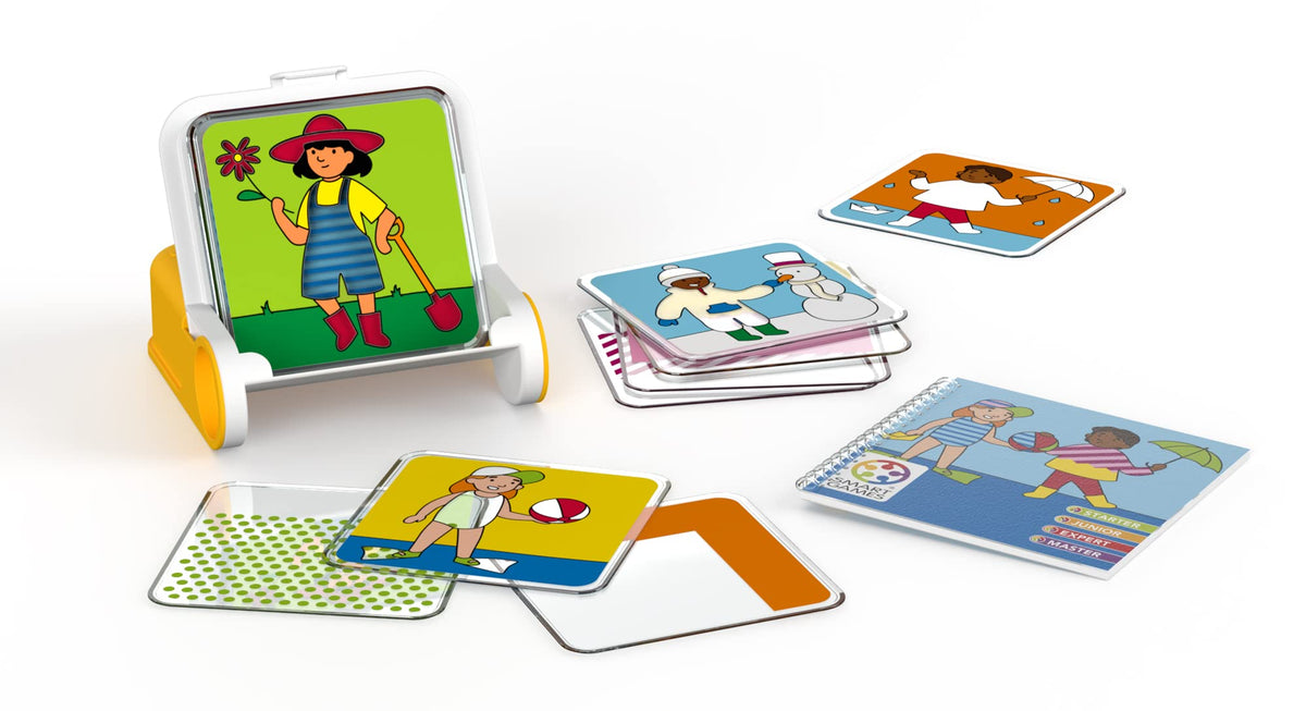 SmartGames Dress Code - Transparent Tile Stacking Logic Puzzle | 80 Challenges | Sequence & Orientation Both Matter | Ages 4+ | Color Code for Kids