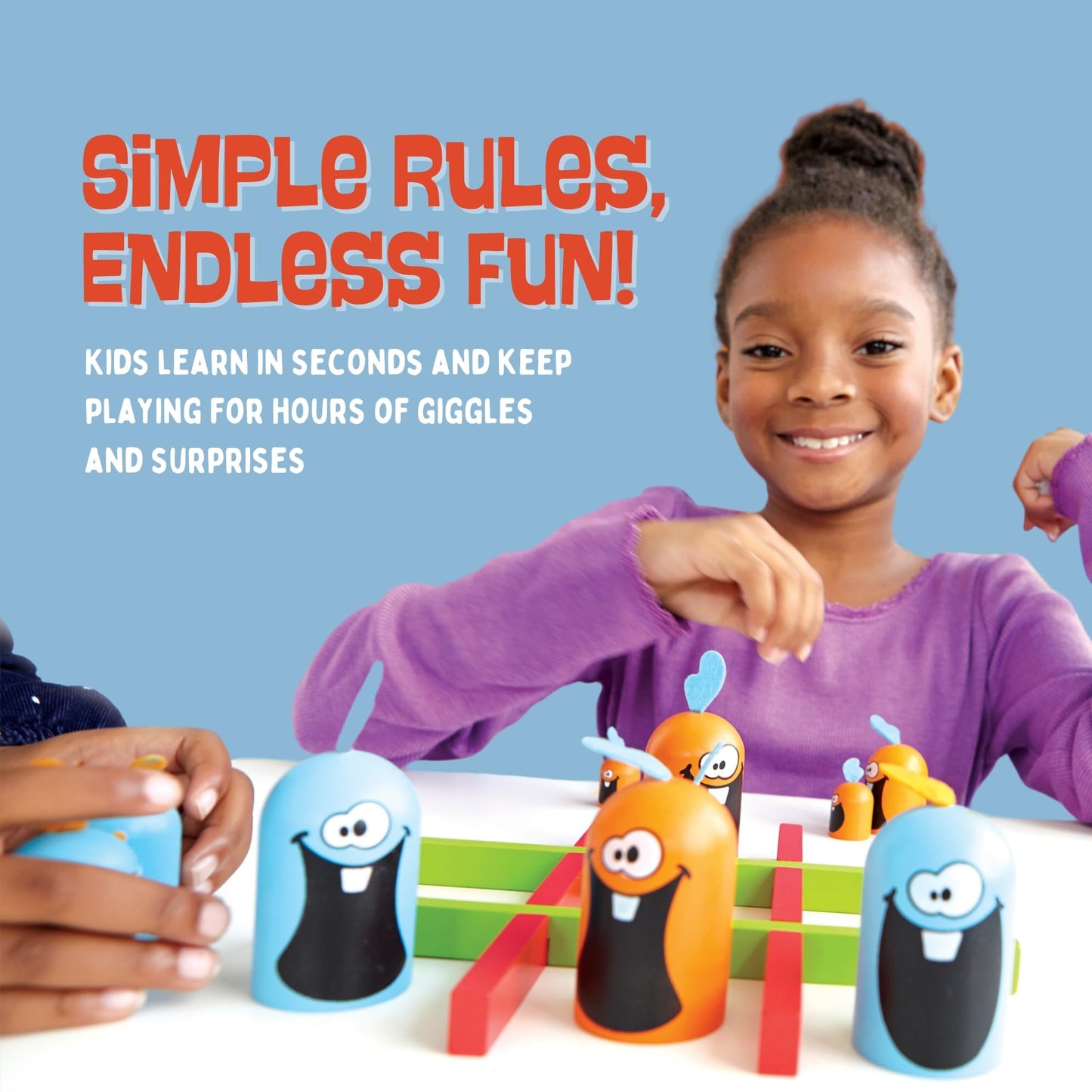 Gobblet Gobblers Fun Strategy Board Game - Award Winning Kids and Family Friendly Educational Board Game by Blue Orange Games- THE ORIGINAL GAME, All