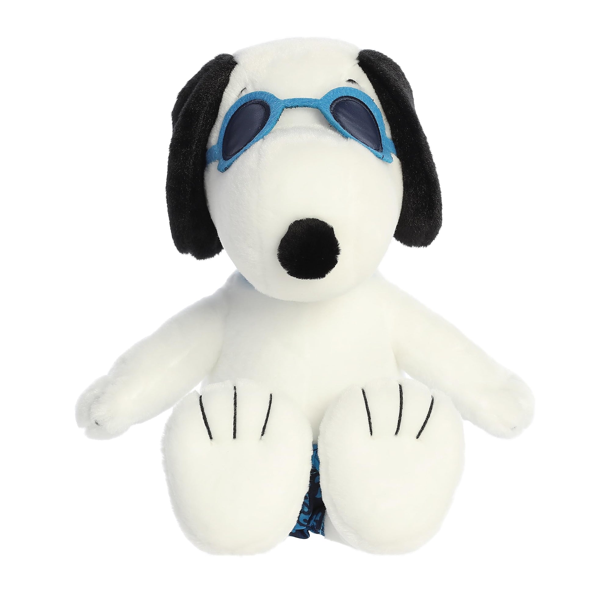 Aurora® Adorable Peanuts® Surfer Snoopy™ Stuffed Animal - Officially Licensed Toys for All Snoopy Fans - Nostalgic Gift for Adults and Birthday