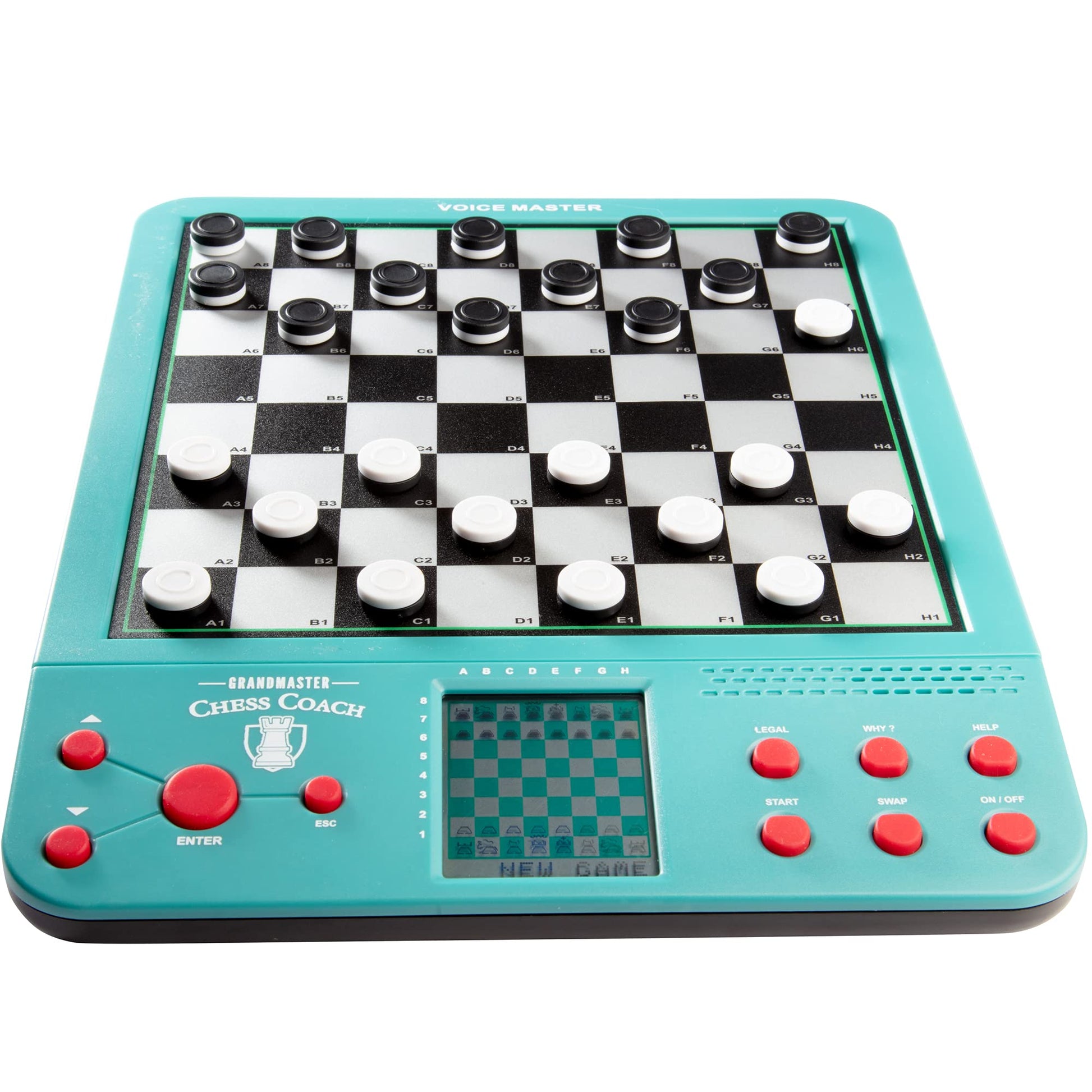 Electronic Chess Set for Kids & Adults- Grandmaster Game w Smart Computer Teaching Coach, 100 Preset Lessons Beginner to Expert - 12 Modes, 30 Skill