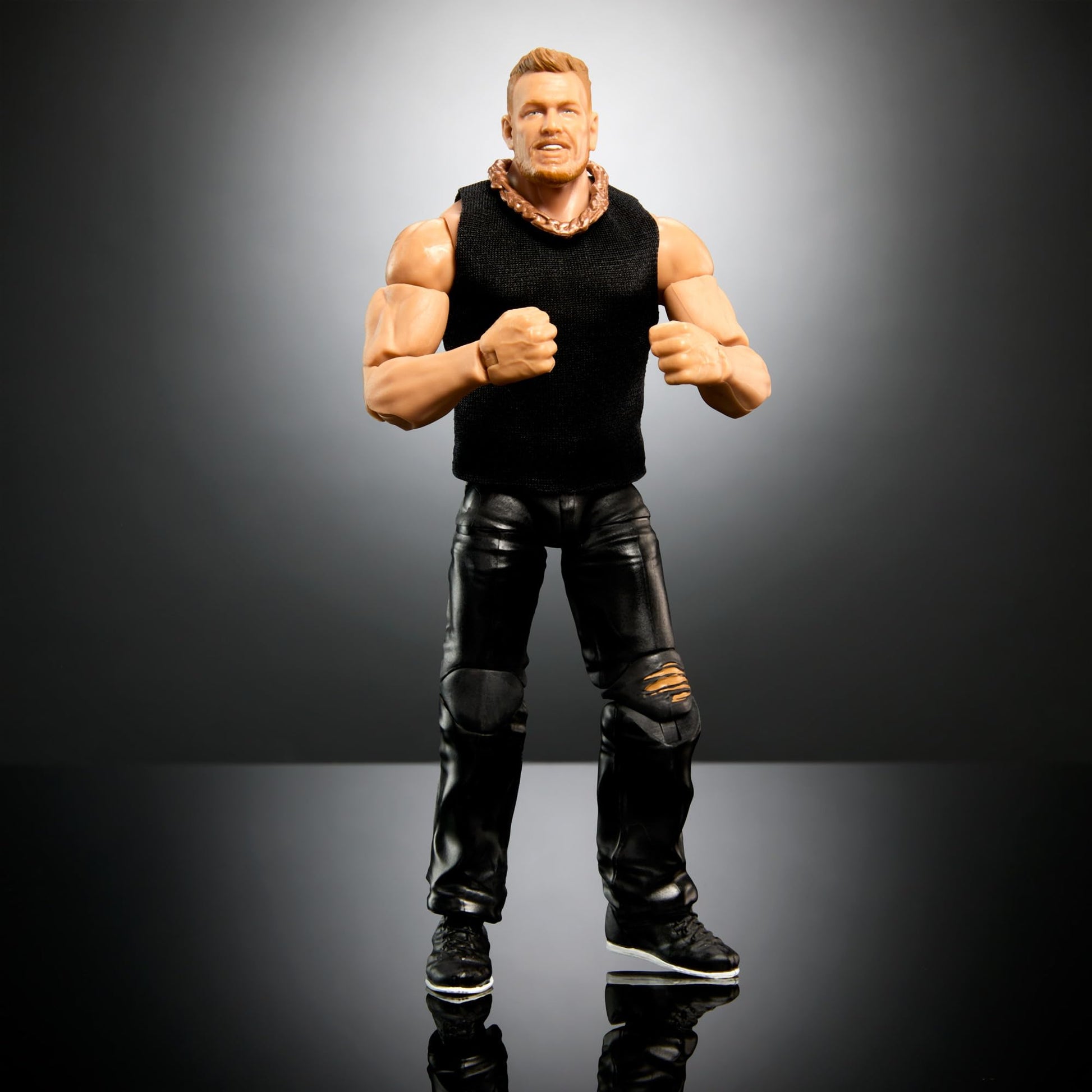 Mattel WWE Elite Collection Wrestlemania Action Figure Set, Pat McAfee Collectible with Accessory & Nicholas Build-A-Figure Parts