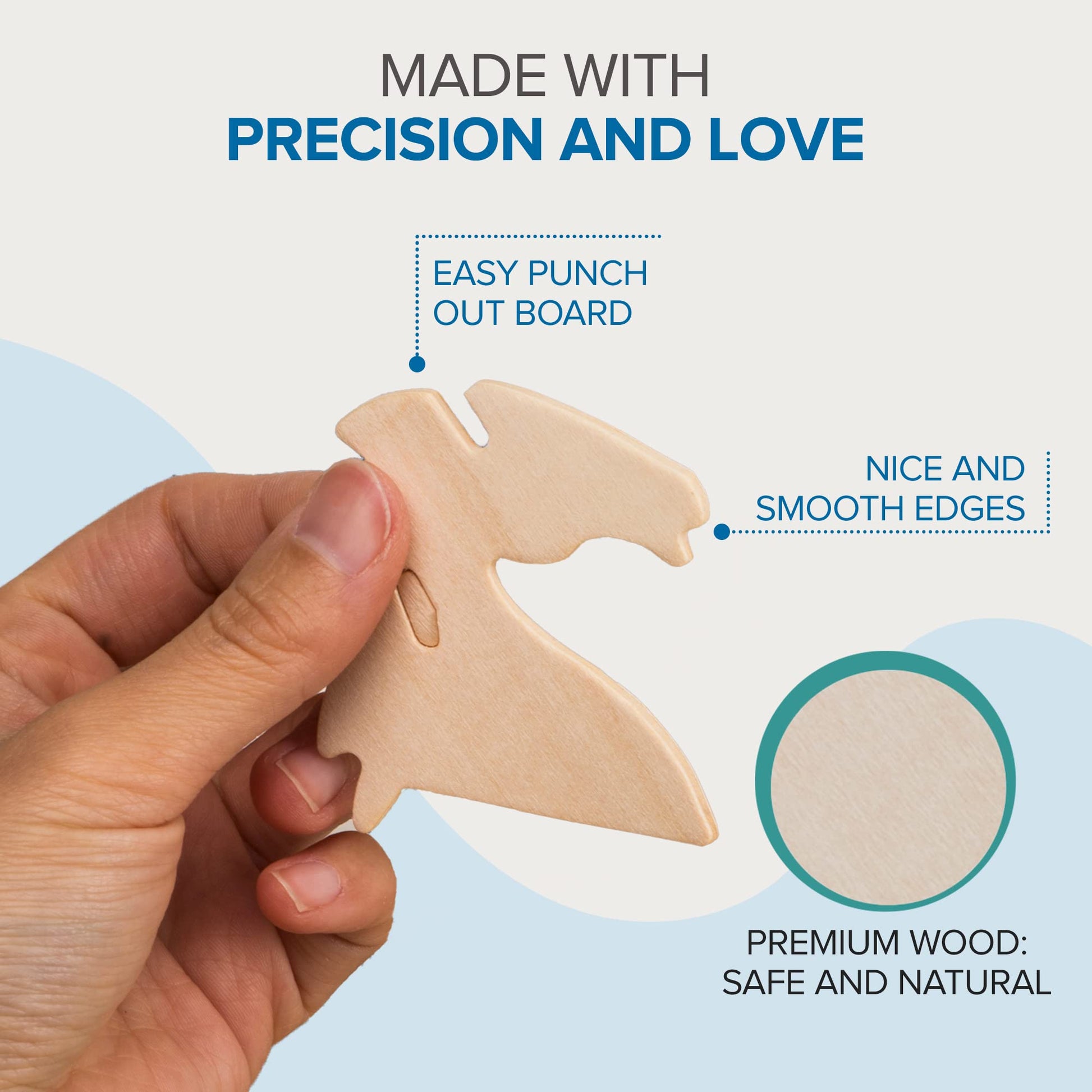 Hands Craft DIY 3D Wooden Puzzle - 6 Assorted Sea Animals Bundle Pack Set Brain Teaser Puzzles Educational STEM Toy Adults and Kids to Build Safe