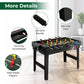 Goplus 4-in-1 Combination Game Table, 49'' Multi Game with Soccer, Air Hockey, Billiards, Pingpong Tabletop, Foosball, Pool Table for Home, Family