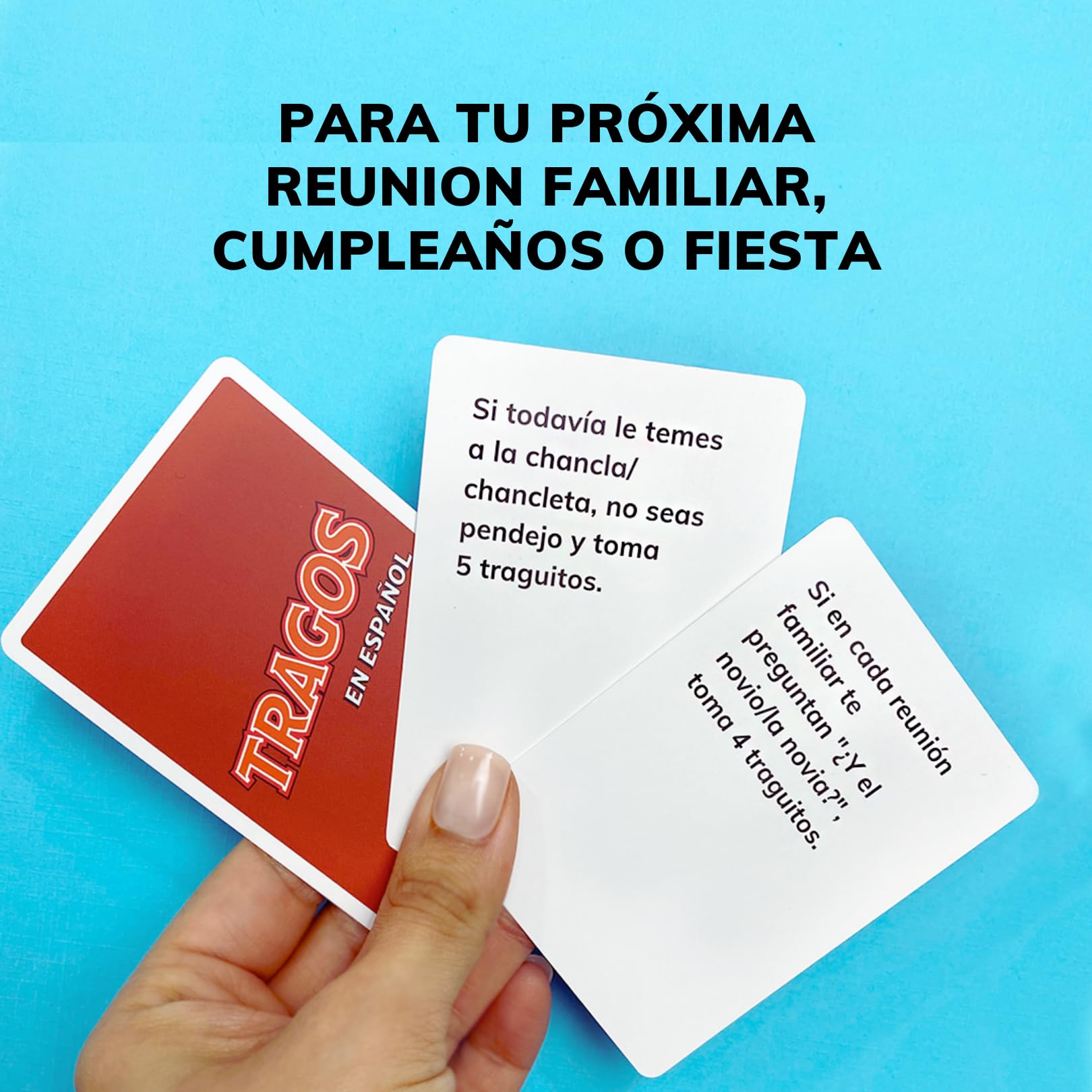Tragos Original Game en Español for Latinos - Relatable Hilarious Cultural Spanish Card Game - Juegos De Mesa para Adultos Original en Español