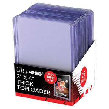 Ultra Pro 3" X 4" Super Thick 100PT Toploader 25ct