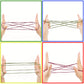 ArtCreativity 63 Inch String for Cat’s Cradle Game, 2 Pieces, Long & Slightly Stretchy, Classic Indoor and Outdoor Fun for Kids, Party Favor and Gift