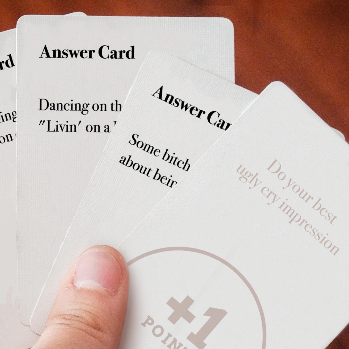 Basic Party Game - Hilarious Girls Night Card Game for Bachelorette Parties - 350 Questions, Answers and Dares, Ages 17+, 4-10 Players, 30-60 Minute