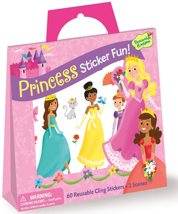 Peaceable Kingdom Sticker Fun! Princess Reusable Sticker Tote